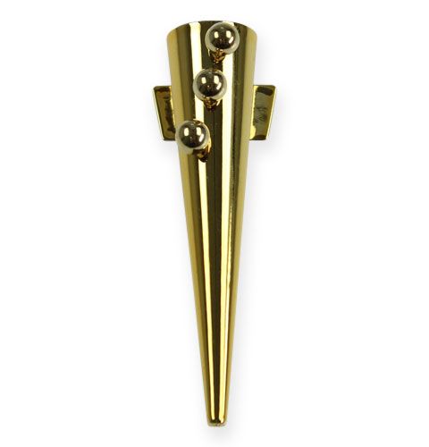 Floristik24 Hääneula magneetilla, kiiltävää kultaa 7cm