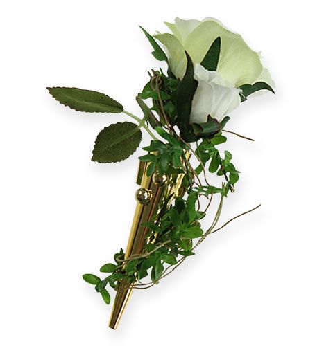 Floristik24 Hääneula magneetilla, kiiltävää kultaa 7cm