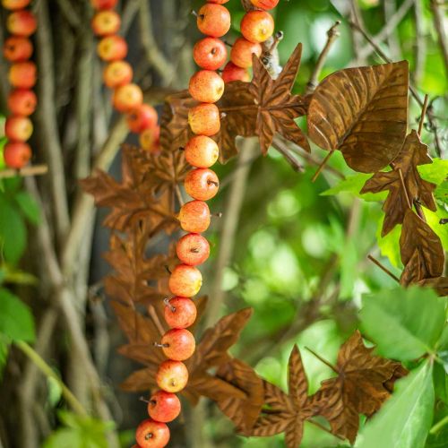 Floristik24 Omenakranssi 55 mini omenasta keltainen-oranssi 113cm