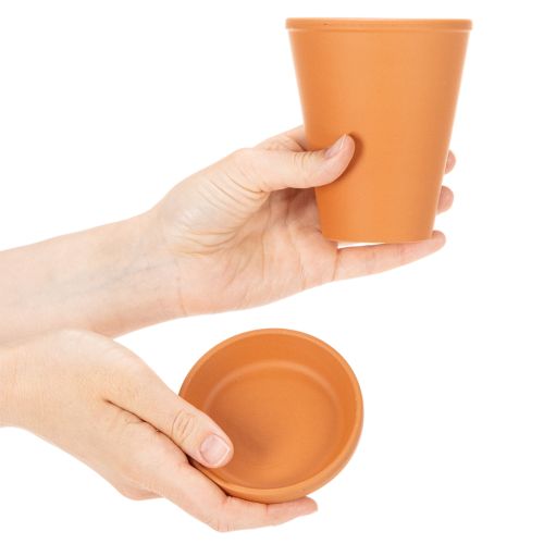 Aquasafe-vesisäiliö hyönteisjuoma-aukolla puutarhaan, parvekkeelle, terassille, 12 cm, 3 kpl | Floristik24.fi