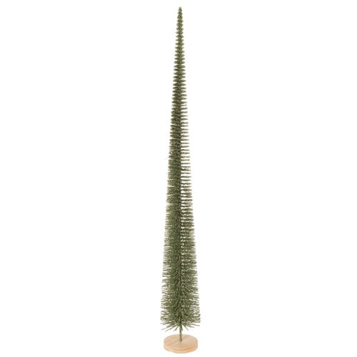 Keinotekoinen joulukuusi puisella jalustalla joulukoristeita varten, 80 cm