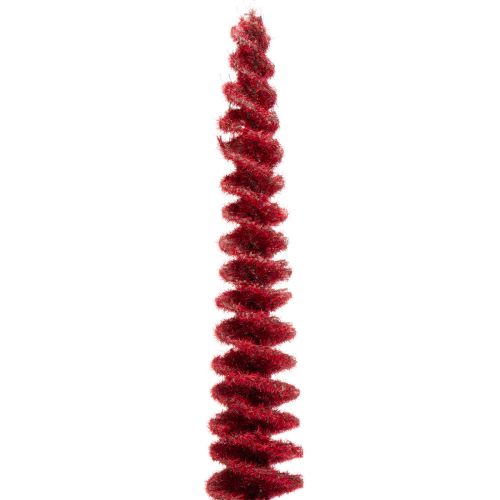 Moderni kapea koristeellinen joulukuusi puisella jalustalla, 80 cm | Floristik24.fi