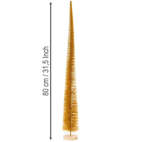 Koristeellinen kapea joulukuusi, korkea joulukuusenkoriste, 80 cm | Floristik24.fi