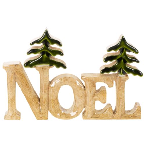 Joulukoriste Noel-teline kahdella kuusella 18cm | Floristik24.fi