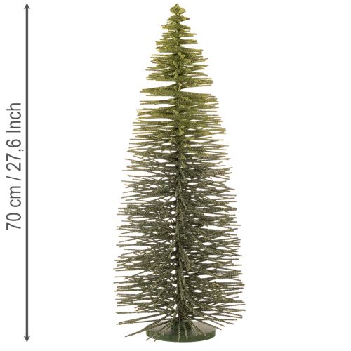 Keinotekoinen vihreä joulukuusi talvikoristeeksi, 70 cm | Floristik24.fi