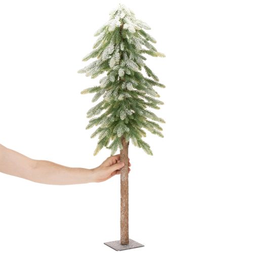 Keinotekoinen kuusi lumikoristeilla, talvi ja joulu, 95 cm | Floristik24.fi