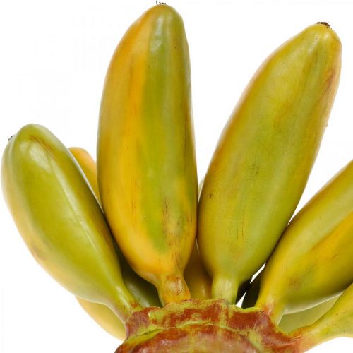 kohteita Keinotekoinen banaani kimppu, koristeellinen hedelmät, vauva banaanit L7-9cm