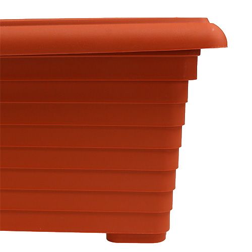 Floristik24 Parvekelaatikko &quot;Nowa&quot; terrakotta 64cm, 1kpl