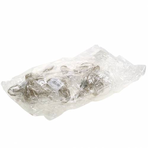 Floristik24 Joulukuusikoristeet ballerina samppanja glitter 18cm 6kpl