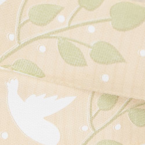 kohteita Konfirmaatio-, ehtoollis- ja kastenauha - beige, 25 mm leveä, 20 m pitkä