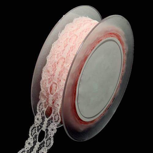 Floristik24 Pitsinauha pinkki 30mm deco nauha pitsi hääkoristelu 20m