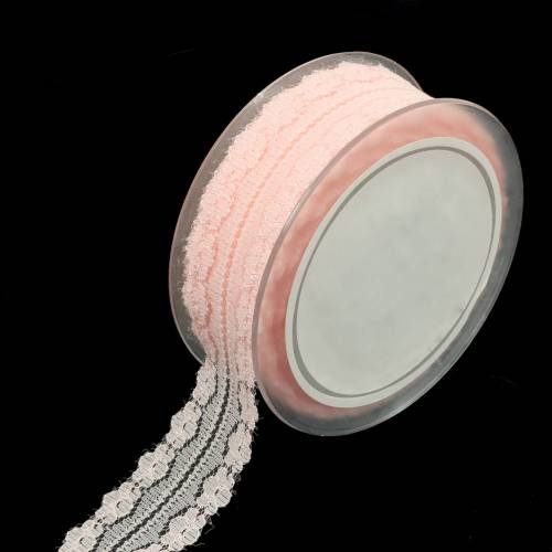 Floristik24 Pitsinauha deco nauha pinkki 20m 3cm lahjapaketointi