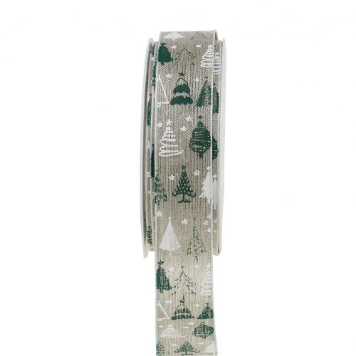 Floristik24 Joulunauha joulukuusi vihreä, luonnollinen 25mm 15m