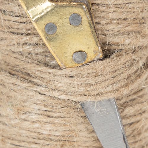 kohteita Juuttinauharulla saksilla Ø5cm K8cm 2kpl