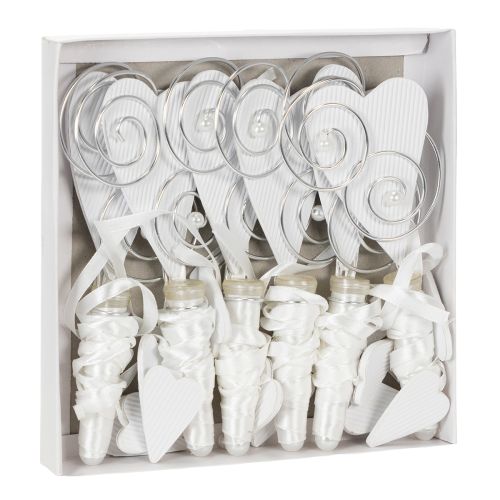 kohteita Penkkiripustin putkella ja sydämellä, 18 cm, 6 kpl