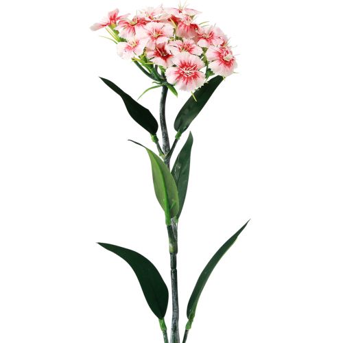 Floristik24 Parrakas neilikka keinoneiliksi Peach Pink 52cm