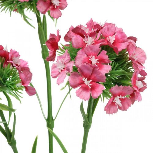 kohteita Artificial Sweet William Pink tekokukat neilikat 55cm nippu 3kpl