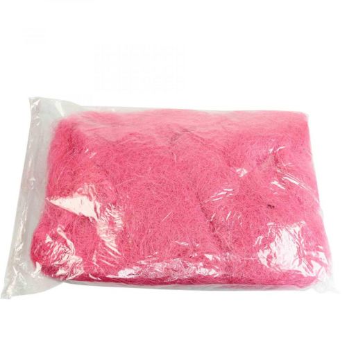 Floristik24 Käsityömateriaalia, sisalin ruohoa, luonnonmateriaalia pinkki 300g