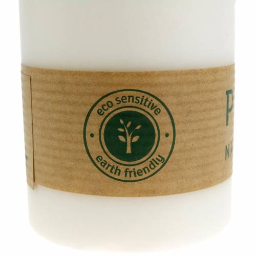 kohteita PURE Nature Safe Candle pilari kynttilän steariini, rypsivaha 90/60mm valkoinen 1 kpl