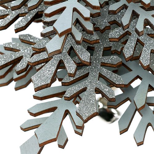 Floristik24 Puu ripustettava hopea kellolla 40cm