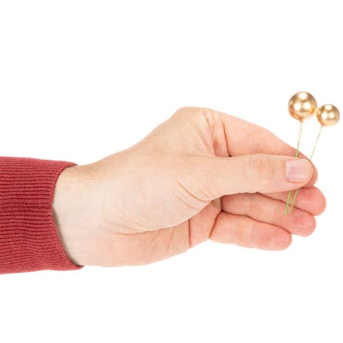 Keinotekoisia marjapalloja langalla juhla-asetelmiin, 2 cm, 48 kpl | Floristik24.fi