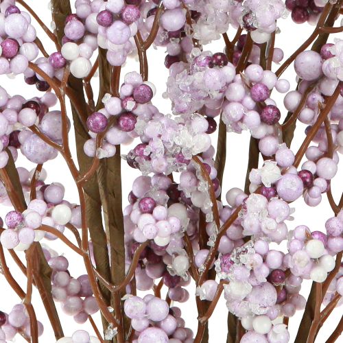 kohteita Marjanoksa Joulunoksa purppura valkoinen huura L60cm 2 kpl