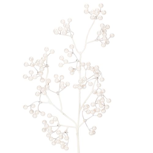 Keinotekoinen valkoinen marjanoksa, koriste-/askartelutarvikkeet, 52cm ostaa | Floristik24.fi