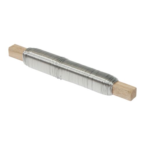 Floristik24 Sidontalanka käärintälanka kukkalanka hopea 0,50mm 100g 3 kpl