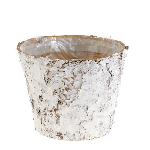 kohteita Ruukku valkaistulla koivuntuorella ruukku Ø15cm K12,5cm 3 kpl