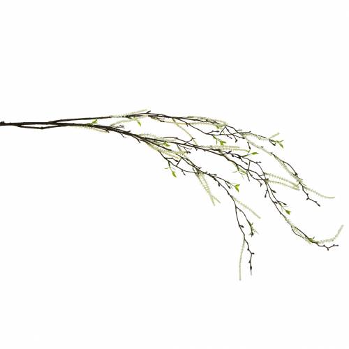 Floristik24 Keinotekoinen koivun oksa, koristeellinen oksa koivu vihreä kissanpennulla L135cm