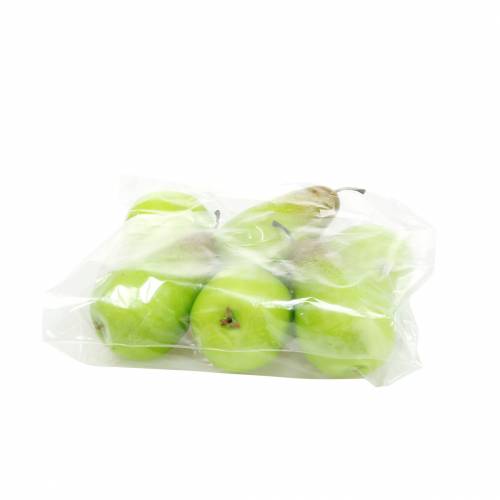 Floristik24 Ruoka nuken päärynä 10,5 cm vihreä 6kpl
