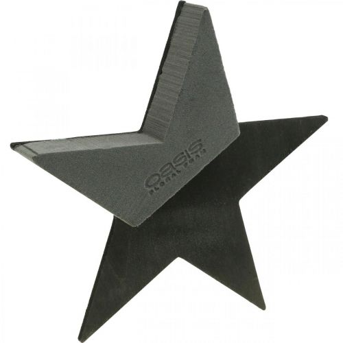 OASIS® Black Bioline® Floral Foam Star Black K30cm 2kpl