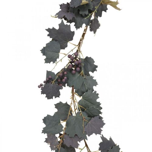Deco Garland Viiniköynnöksen lehdet ja viinirypäleet syksyllä Garland 180cm