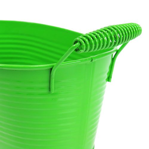 Floristik24 Peltikulho soikea vihreä 20cm x 12cm x 9cm