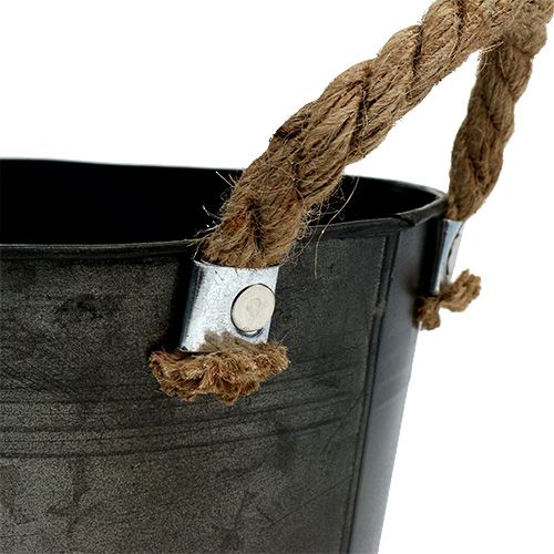 Floristik24 Peltikulho antiikki soikea 31 x 20cm K15cm 2kpl