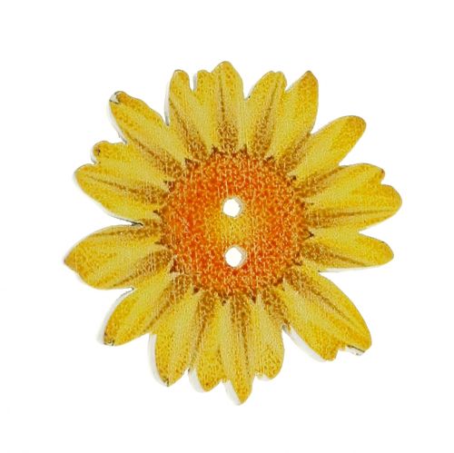 Floristik24 Kukat puupainikkeina Ø3,5 cm, valikoituja 90kpl