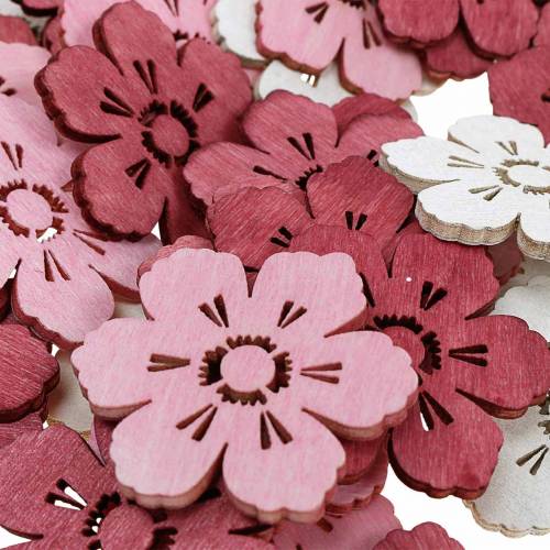 Floristik24 Puiset kukat kirsikankukkia, ripoteltu koriste kevät, pöydän koristelu, kukat ripotella 72kpl.