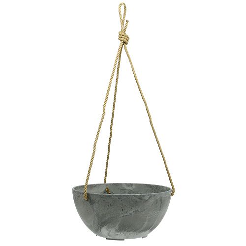 Floristik24 Kukkaruukku "Fiona" Ø25cm K12cm Harmaa