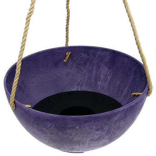 Floristik24 Kukkakori "Fiona" Ø25cm K12cm violetti