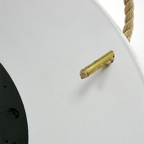 Floristik24 Ripustuskori "Fiona" Ø25cm K12cm Valkoinen