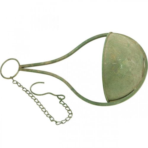 kohteita Kukkakori, riippukori, metallikoristelupuutarha Ø16cm H38cm