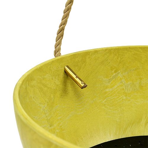 Floristik24 Kukkakori Fiona Ø25cm K12cm Sitruuna