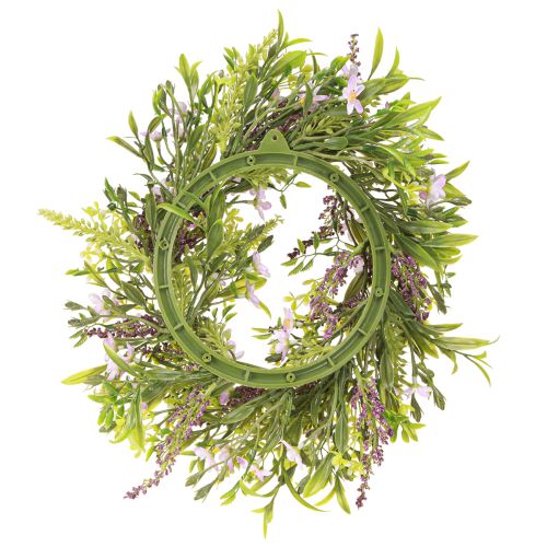 kohteita Keinotekoinen laventeli Bach-kukkaseppele Purppura Ø33cm