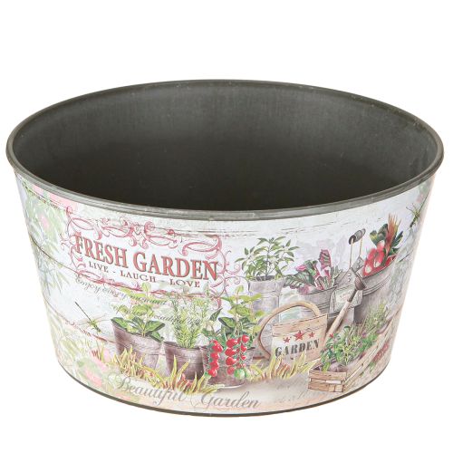 kohteita Kukkakulho vintage muovia Fresh Garden värikäs Ø21cm 2kpl