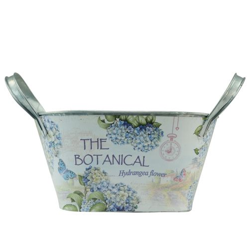 kohteita Kukkakulho kahvoilla hortensia metallia 26×13×14,5cm