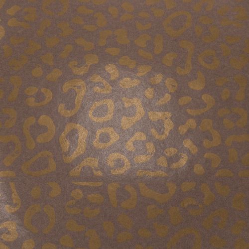 Kukallinen silkkileopardikuosi ruskea märkälujuus 50x75cm 20kpl | Floristik24.fi