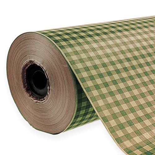 Kukkasilkki 50cm ruudullinen vihreä 5kg