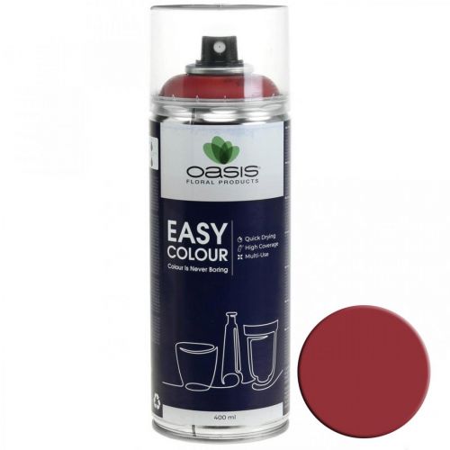 Floristik24 OASIS® Easy Color Spray, maalispray punainen 400ml