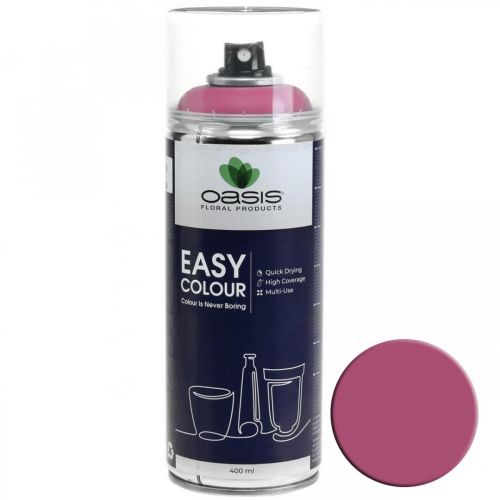 kohteita OASIS® Easy Color Spray, maalispray pinkki 400ml