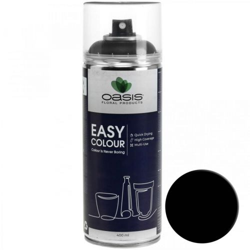 kohteita OASIS® Easy Color Spray, maalispray musta 400ml